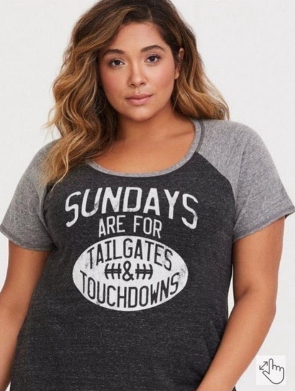 Torrid Tailgates And Touchdowns Football Raglan Top